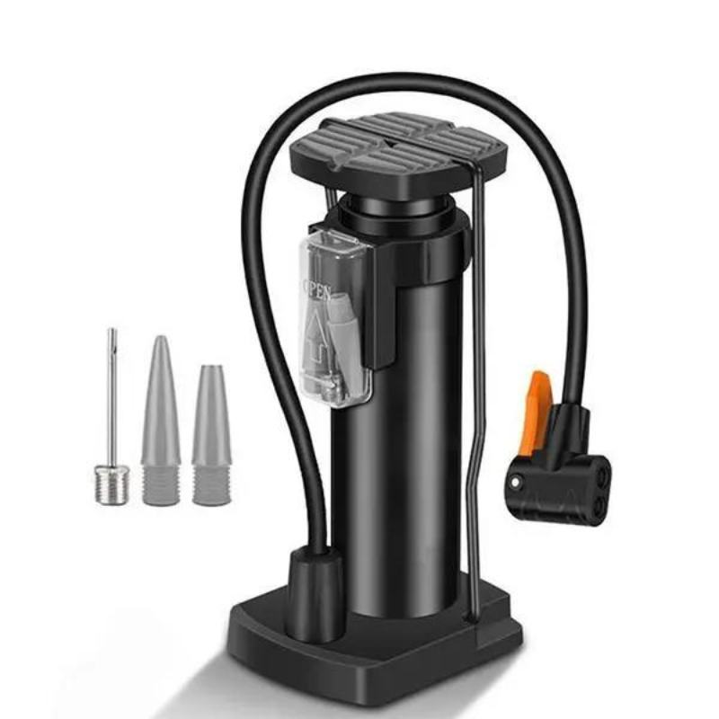 Bơm đạp chân dùng cho xe đạp, xe máy, xe hơi