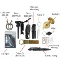 Bộ dụng cụ dã ngoại cao cấp 12 món phụ kiện phượt chuyên nghiệp