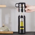 Bình pha trà thủy tinh giữ nhiệt 520ml 2 lớp siêu tốt có lõi lọc trà