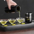 Bình pha trà thủy tinh giữ nhiệt 520ml 2 lớp siêu tốt có lõi lọc trà