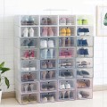 Hộp đựng giày chống bụi bằng nhựa trong suốt có nắp đậy