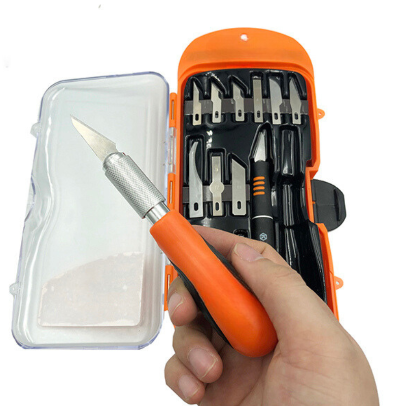 Bộ dao điêu khắc, chạm, trổ, tách, ghép 14 chi tiết