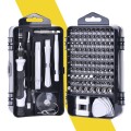 Bộ dụng cụ tua vít và vặn ốc đa năng 115 trong 1 tay chống trượt đầu vặn hợp kim thép cao cấp
