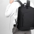 Balo laptop thời trang tích hợp cáp sạc điện thoại tiện lợi , Màu xanh
