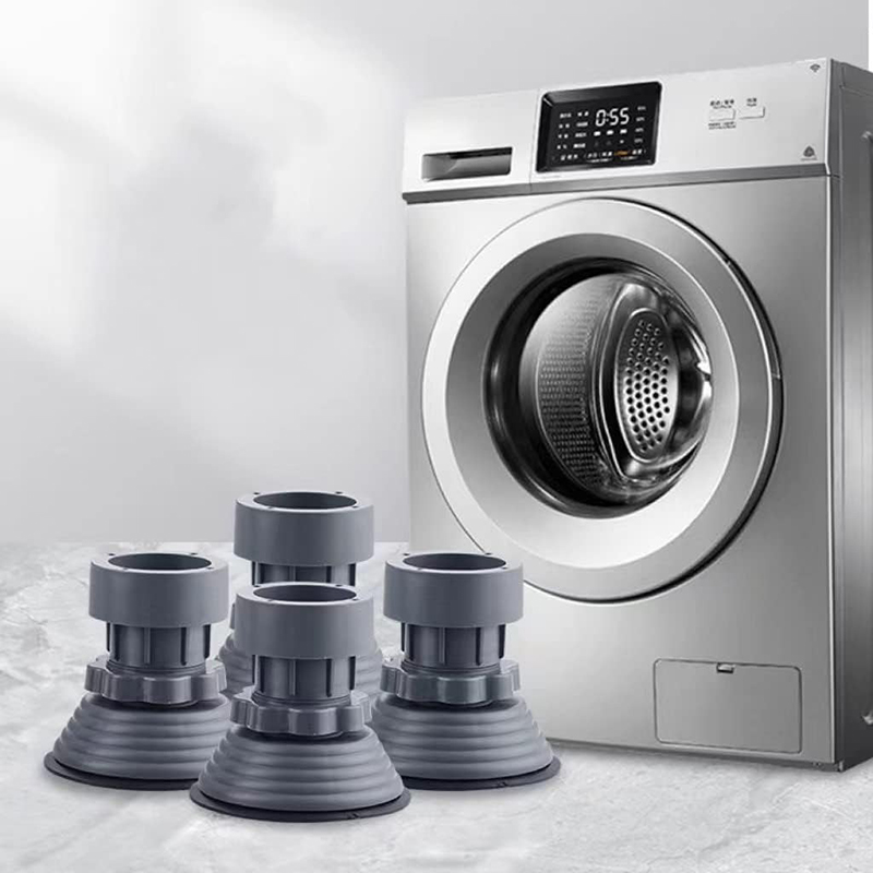 Bộ 4 chân đế máy giặt, tủ lạnh bằng cao su chống rung tốt, điều chỉnh cao thấp