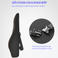 Gối tựa lưng văn phòng cao su non cao cấp, Màu đen