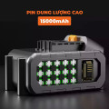 Máy cắt cỏ 2 pin cầm tay động cơ không chổi than 1800W, lõi đồng nguyên chất 
