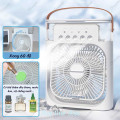 Quạt phun sương điều hòa hơi nước mini có đèn led tiện lợi