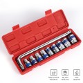 Bộ khẩu (bộ tuýp) 10 món 1/2" cần L sửa chữa ô tô xe máy