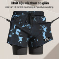 Quần bơi nam 2 lớp chống lộ phong cách trẻ trung, hiện đại Yuke,  Size XL ( 55-65kg )