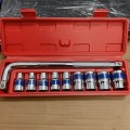 Bộ khẩu (bộ tuýp) 10 món 1/2" cần L sửa chữa ô tô xe máy