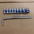 Bộ khẩu (bộ tuýp) 10 món 1/2" cần L sửa chữa ô tô xe máy