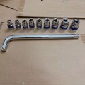 Bộ khẩu (bộ tuýp) 10 món 1/2" cần L sửa chữa ô tô xe máy