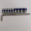 Bộ khẩu (bộ tuýp) 10 món 1/2" cần L sửa chữa ô tô xe máy