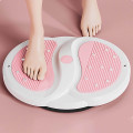 Đĩa xoay eo tập thể dục, tập cơ bụng 360 độ hỗ trợ eo thon tại nhà, Màu hồng