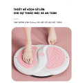 Đĩa xoay eo tập thể dục, tập cơ bụng 360 độ hỗ trợ eo thon tại nhà, Màu hồng