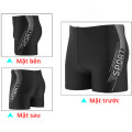 Quần bơi nam dáng đùi Sport co giãn 4 chiều thoải mái bơi lội, Size 2XL