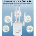 Bộ kích sóng wifi 4 râu phát xuyên tường cực mạnh, tốc độ cao