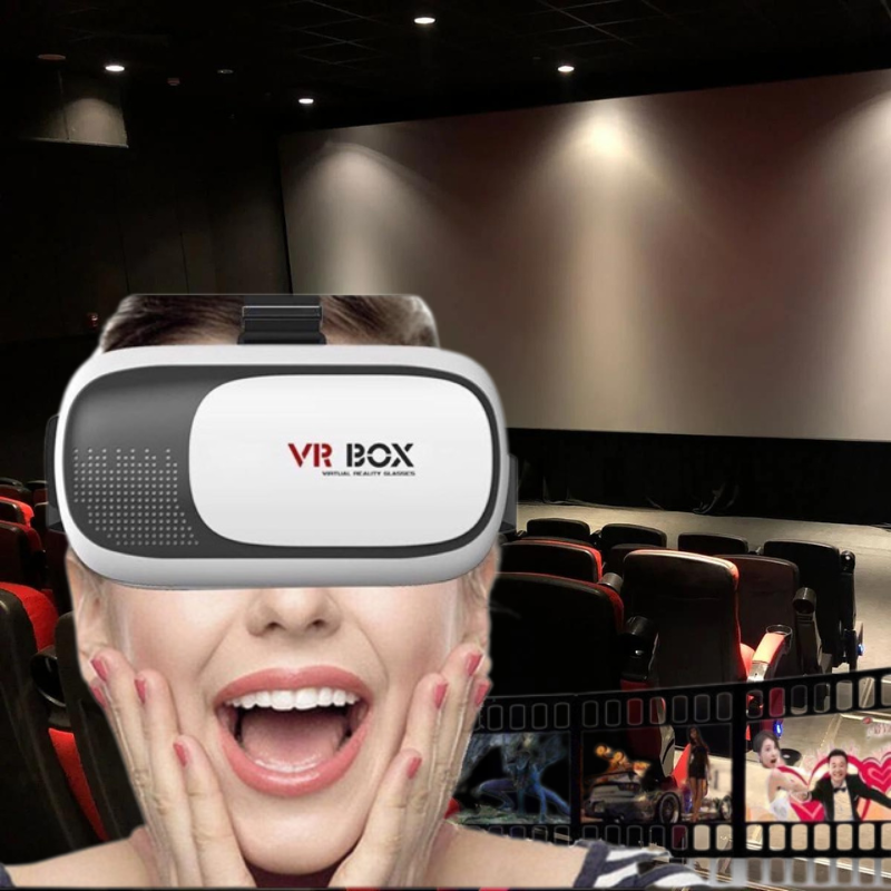 Kính thực tế ảo Vr Box 2 chơi game, xem phim 3D trên điện thoại