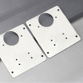 Miếng thép sửa bản lề, cố định cửa tủ đa năng (tặng bộ ốc vít), 1 miếng thép không bản lề