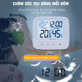Dụng cụ đo nhiệt độ phòng 3in1 bảo vệ sức khoẻ gia đình 