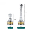 Đầu vòi rửa bát tăng áp xoay 360 độ chất liệu cao cấp , Loại ngắn 