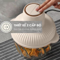 Máy xay thịt cá cối thủy tinh công suất 500W