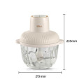 Máy xay thịt cá cối thủy tinh công suất 500W