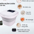 Bồn ngâm chân hồng ngoại gấp gọn con lăn massage  sục tự động SEKA