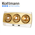 Đèn sưởi nhà tắm treo tường Kottmann 3 bóng vàng K2B 