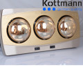 Đèn sưởi nhà tắm treo tường Kottmann 3 bóng vàng K2B 