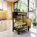 Kệ đựng gia vị đa năng Inox sơn tĩnh điện  2 tầng
