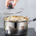 Bộ 3 nồi INOX có tay cầm mặt kính