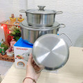 Bộ 3 nồi Sharp inox cao cấp