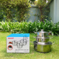 Bộ 3 nồi Sharp inox cao cấp