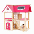 Bộ đồ chơi nhà gỗ Pink House cho bé 