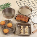 Set 5 khuôn nướng bánh Cacbon