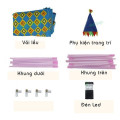 Lều vải cho bé hình kim tự tháp
