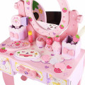 Bộ đồ chơi bàn ghế trang điểm gỗ cho bé gái Princess