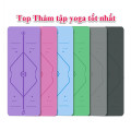 Thảm tập Yoga định tuyến TPE 2 lớp cao su non 