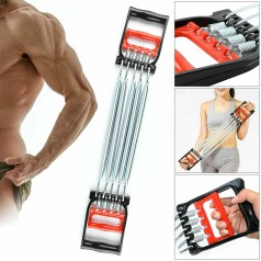 Dây kéo tập gym 5 lò xo, dụng cụ tập thể dục đa năng