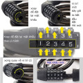 Khóa xe đạp,xe máy 5 số