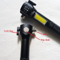Đèn pin đa năng cầm tay LED COB T6 có búa cứu hộ