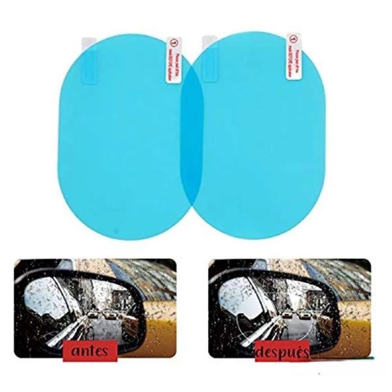 Miếng dán nano gương chống đọng nước hình Oval