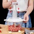 Máy xay thịt, thực phẩm đa năng không dùng điện sử dụng an toàn