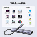 Cổng chuyển đổi Type C ra 1 cổng HDMI và 3 cổng USB 3.0 Ugreen 15597 