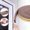 Ron cao su dán khung cửa cách âm chống bụi tiện dụng, Màu nâu - Loại 5m