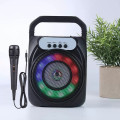 Loa kẹo kéo bluetooth karaoke mini nhỏ gọn, tiện lợi tặng kèm mic