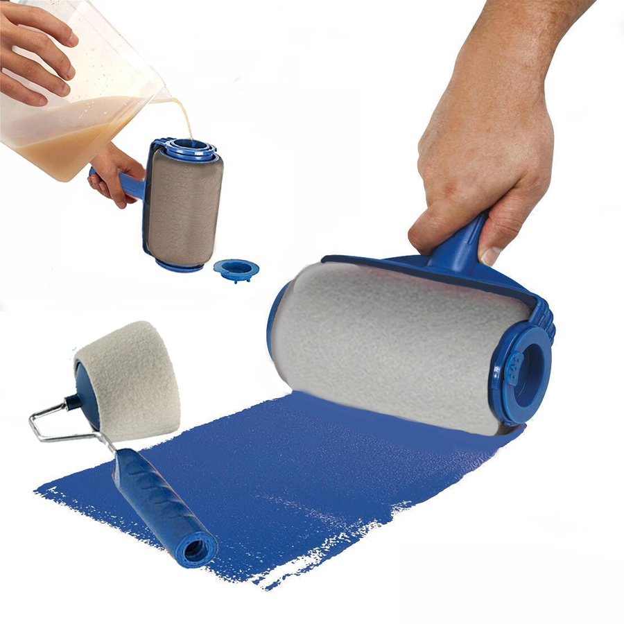 Dụng cụ lăn sơn tường nhà có chỗ chứa sơn thông minh
