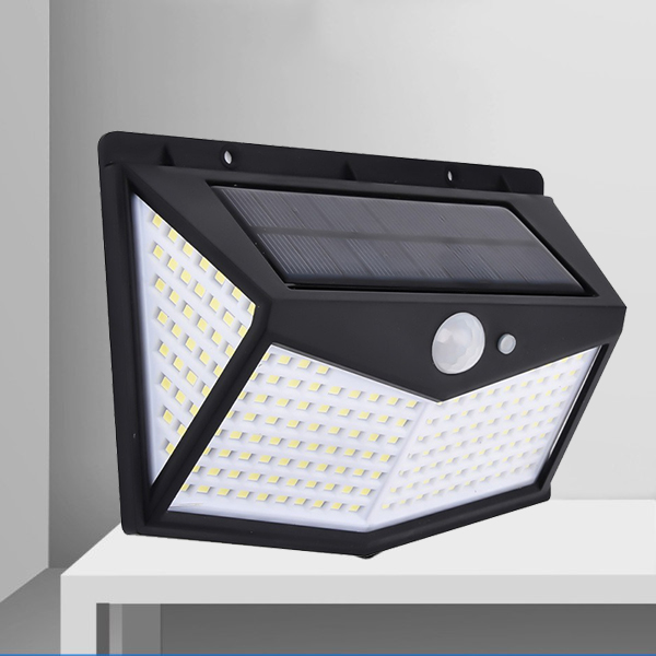 Đèn led 212 bóng năng lượng mặt trời loại to cảm ứng hồng ngoại siêu sáng